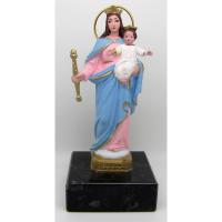 Imagen Auxiliadora 12 cm - Resina (Base Marmol)