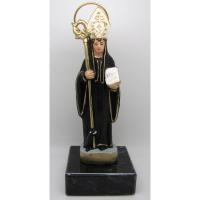 Imagen San Benito Abad 12 cm - Resina (Base Marmol)