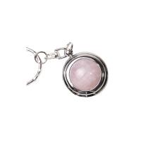 Llavero Zodiaco II Cuarzo Rosa - Tauro (Esfera Giratoria)
