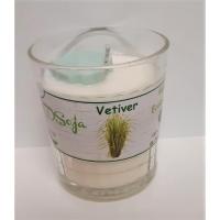 Vela Aromatica DSoja Vetiver (En Vaso 9 x 8)  Ecologica