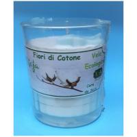 Vela Aromatica DSoja Fiori di Cotone (En Vaso 9 x 8)  Ecolog...