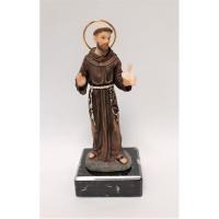 Imagen Francisco Asis 12 cm - Resina (Base Marmol)
