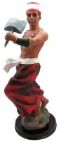 Imagen Chango Hacha 35 cm 14´´ - Resina