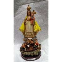 Imagen Caridad del Cobre 25 cm aprox. (Manto Amarillo) Resina