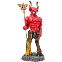Imagen Umbanda Diablo Exu Serpiente 30 cm 12 inch (Rojo) - Resina