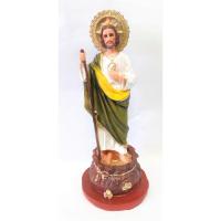 Imagen Judas Tadeo Bolsa Dinero 30 cm (c/ base) - resina artesanal