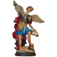 Imagen Arcangel San Miguel 45 cm Rustico - Color (Resina Art...