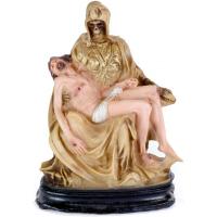 Imagen Santa Muerte Piadosa 25 cm 10 inch (Hueso) (c/ Amulet...
