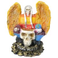 Imagen Santa Muerte Corazon 30 x 27cm (7 Colores) Artesanal ...