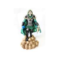 Imagen Santa Muerte Guerrera (Verde)  31 cm - Artesanal puede variar el color y forma de los detalle