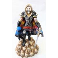 Imagen Santa Muerte Guerrera (7 Colores)  31 cm - Artesanal ...