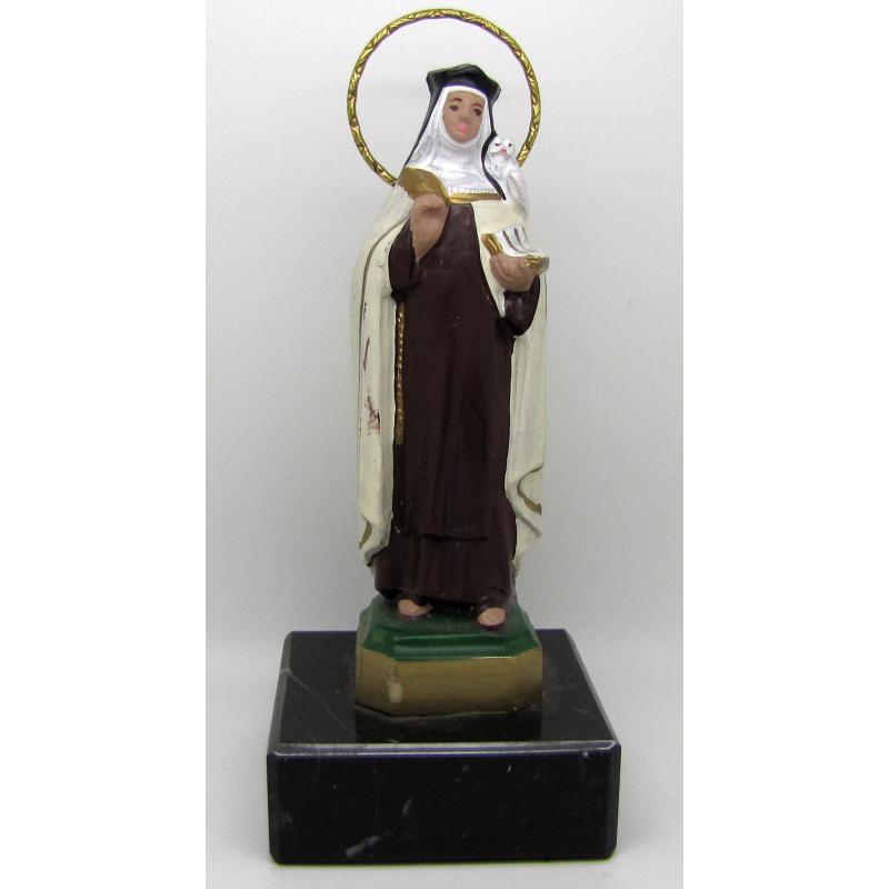 Imagen Teresa Avila 12 cm - Resina (Base Marmol) (HAS)