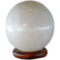 Lampara Selenita Esfera 6 cm x 16 cm