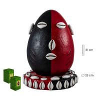 Imagen Cabeza Elegua 31 cm con Base (Resina Premium)