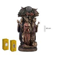Imagen Triple Diosa Celta 40 cm con Base (Resina Premium)