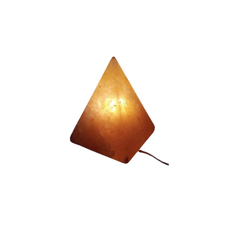 Lampara Sal Piramide Pequeña 19 x 12 cm Lampara Sal Piramide Pequeña 19 x 12 cm