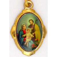 MEDALLA Familia  2.3 x 1.5 cm (Ovalada Dorado) (sin Estampa)