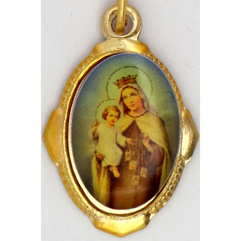 MEDALLA Carmen  2.3 x 1.5 cm aprox. (Ovalada) (sin Estampa)