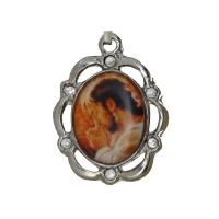 MEDALLA c/ Cadena Jesus Rostro (Modelo Nº 5) con Brillo 2.5...