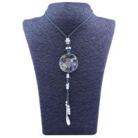 Collar Orgon Mano de Fatima Verde con Abalorios (3,7 cm Ajus...