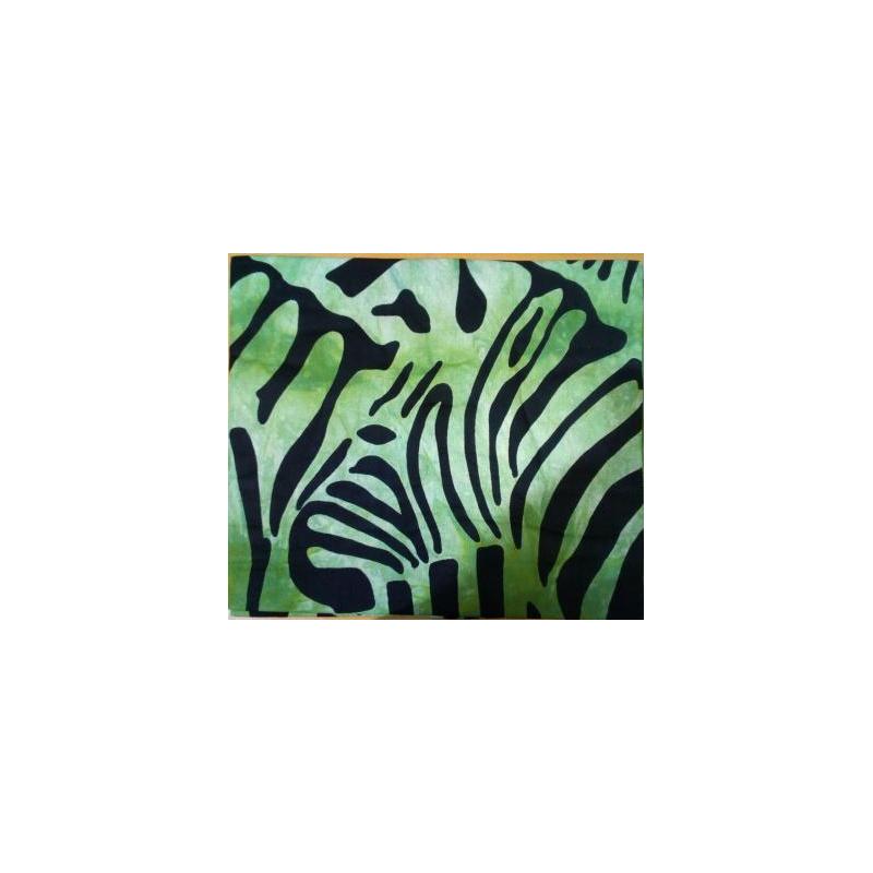 Paño Decorativo Zebras( Verdes 210 x 140 )