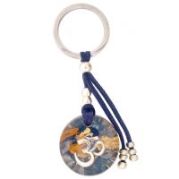 Llavero Orgon Om Azul (3,2 cm x 9.5 cm largo)