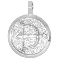 Medalla joyeria Ochosi Rodio chapado