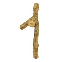 Dije joyeria Eleggua garabato grande Oro 18k chapado (5 cm)