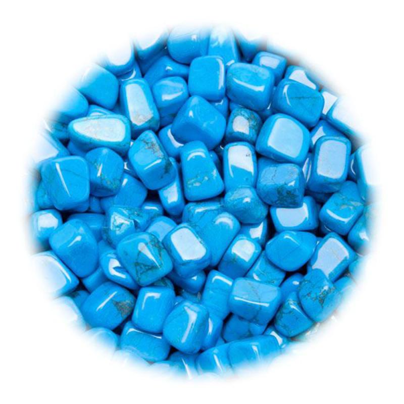 Howlita azul rodada pequeña pack 250 g