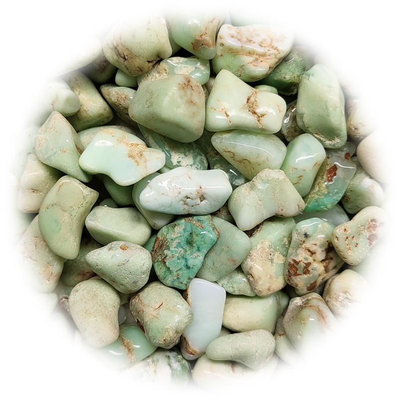 Crisoprasa rodada grande pack 250 g