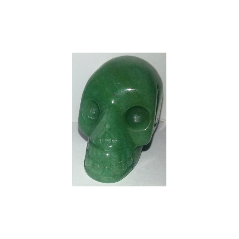 Piedra Forma Calavera Aventurina 5 x 3.5 cm