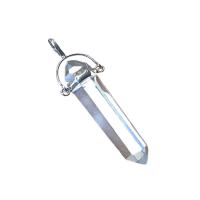 Colgante Piedra Punta Cristal de Roca - Cuarzo Blanco 3.5 a ...