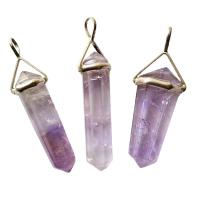 Colgante Piedra Punta Amatista 3.5 a 4 cm (Engarce Plata)