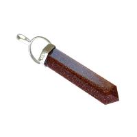 Colgante Piedra Punta Aventurina Dorada 3.5 a 4 cm (Engarce ...