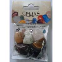 Pack 6 Piedras Gema Rodada 40 mm.