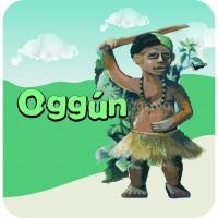 POSTER Orisha Oggun - 35 x 35 (Forex 3mm)
