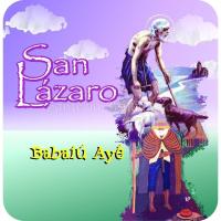 POSTER Orisha Lazaro - 35 x 35 (Forex 3mm)